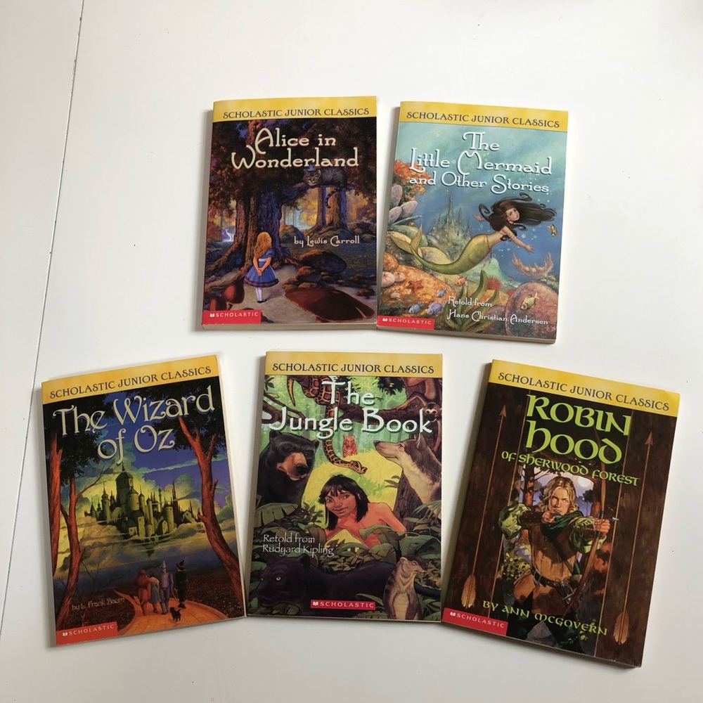 5 Scholastic Junior Classics